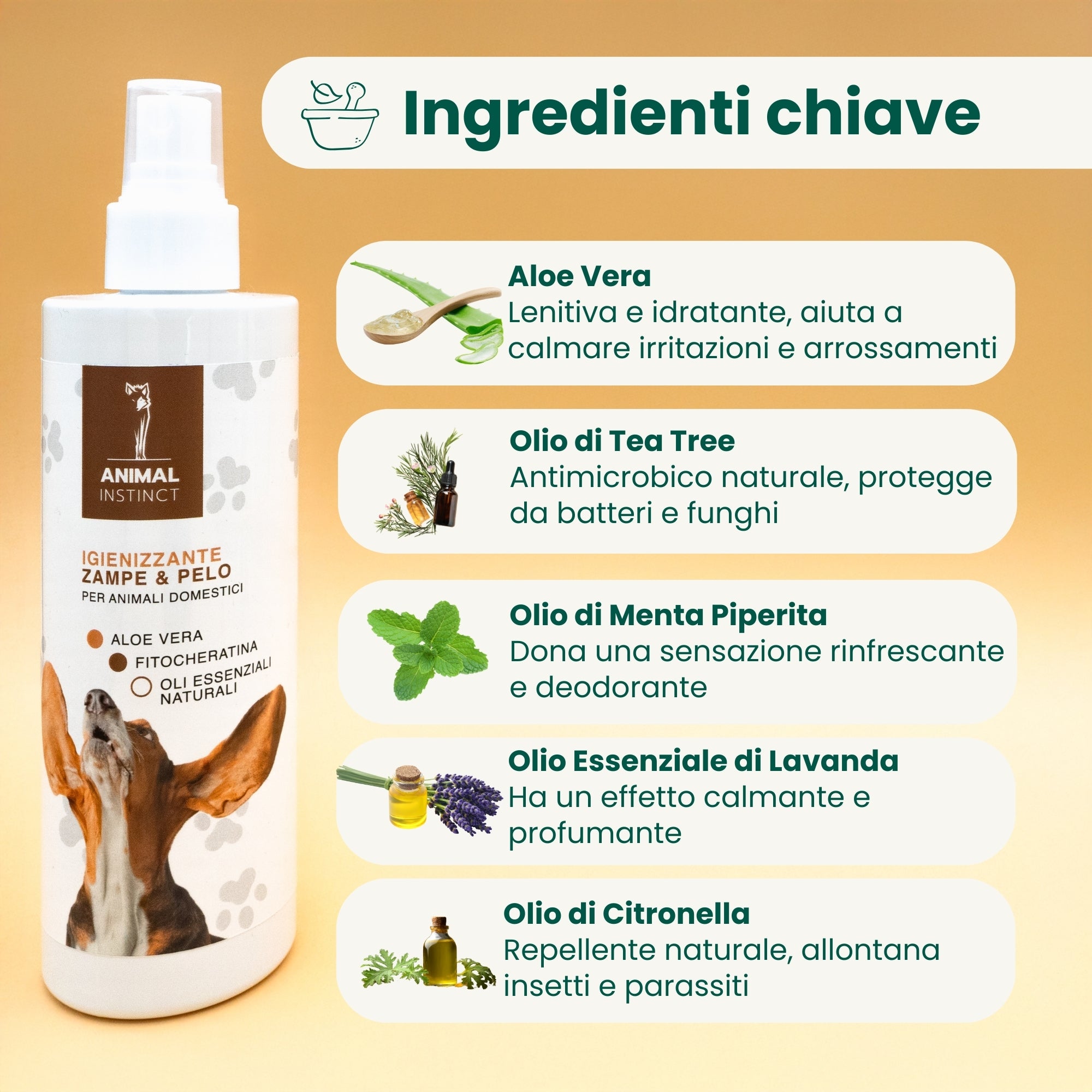Igienizzante Spray - Zampe e Pelo