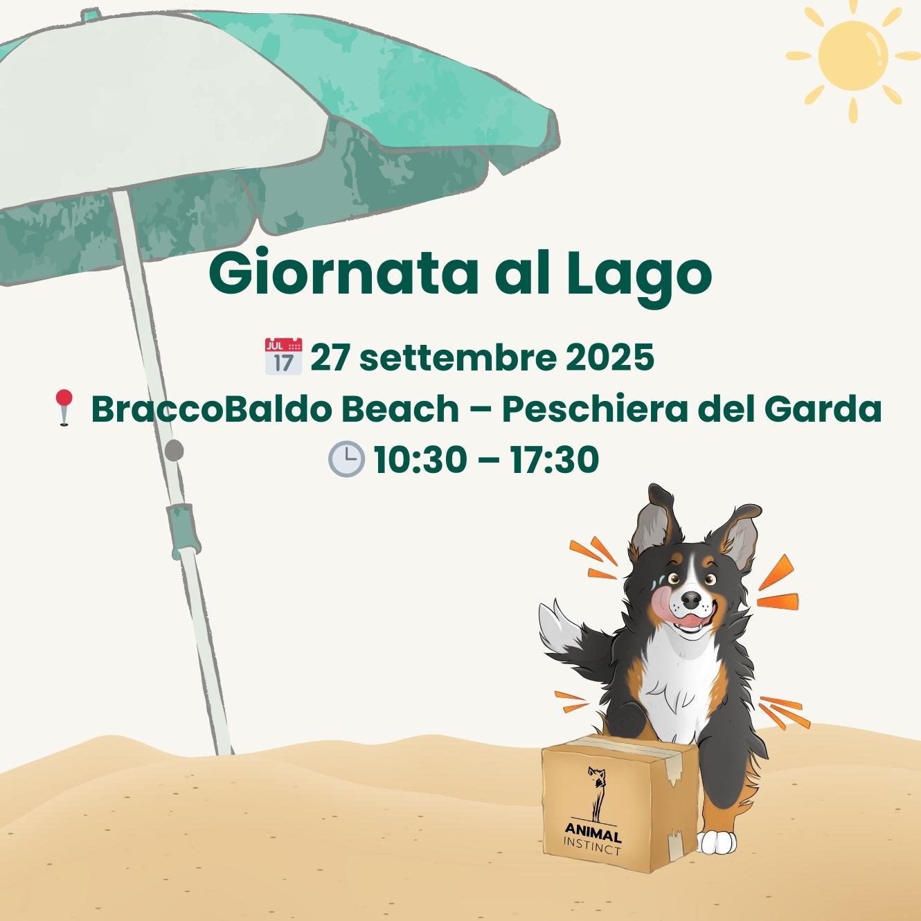 Giornata al lago con i nostri cani