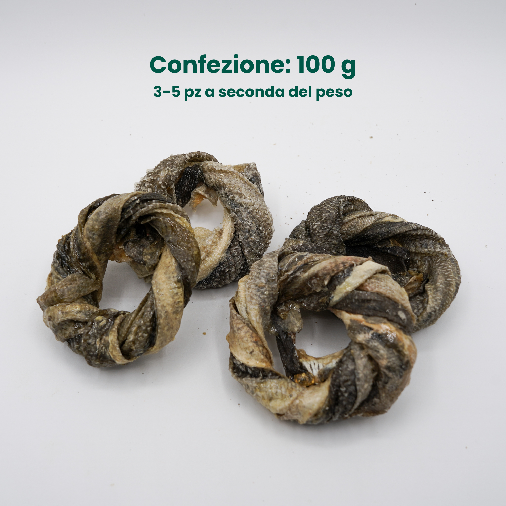 Cod Skin Rings (100g)
