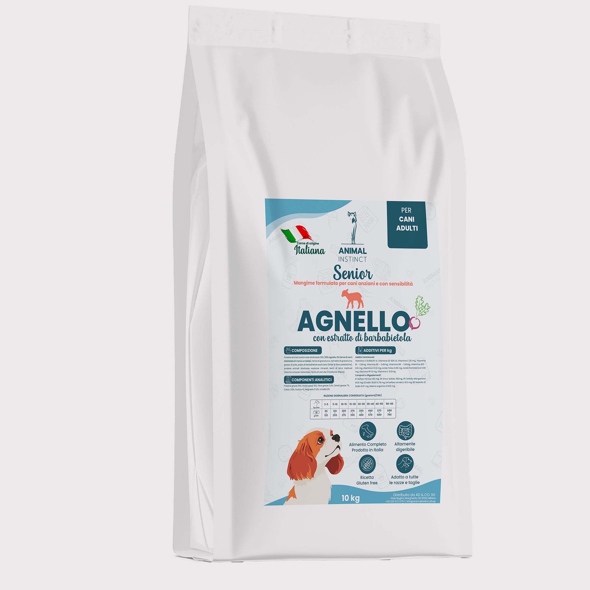 Crocchette Cane Anziano Agnello