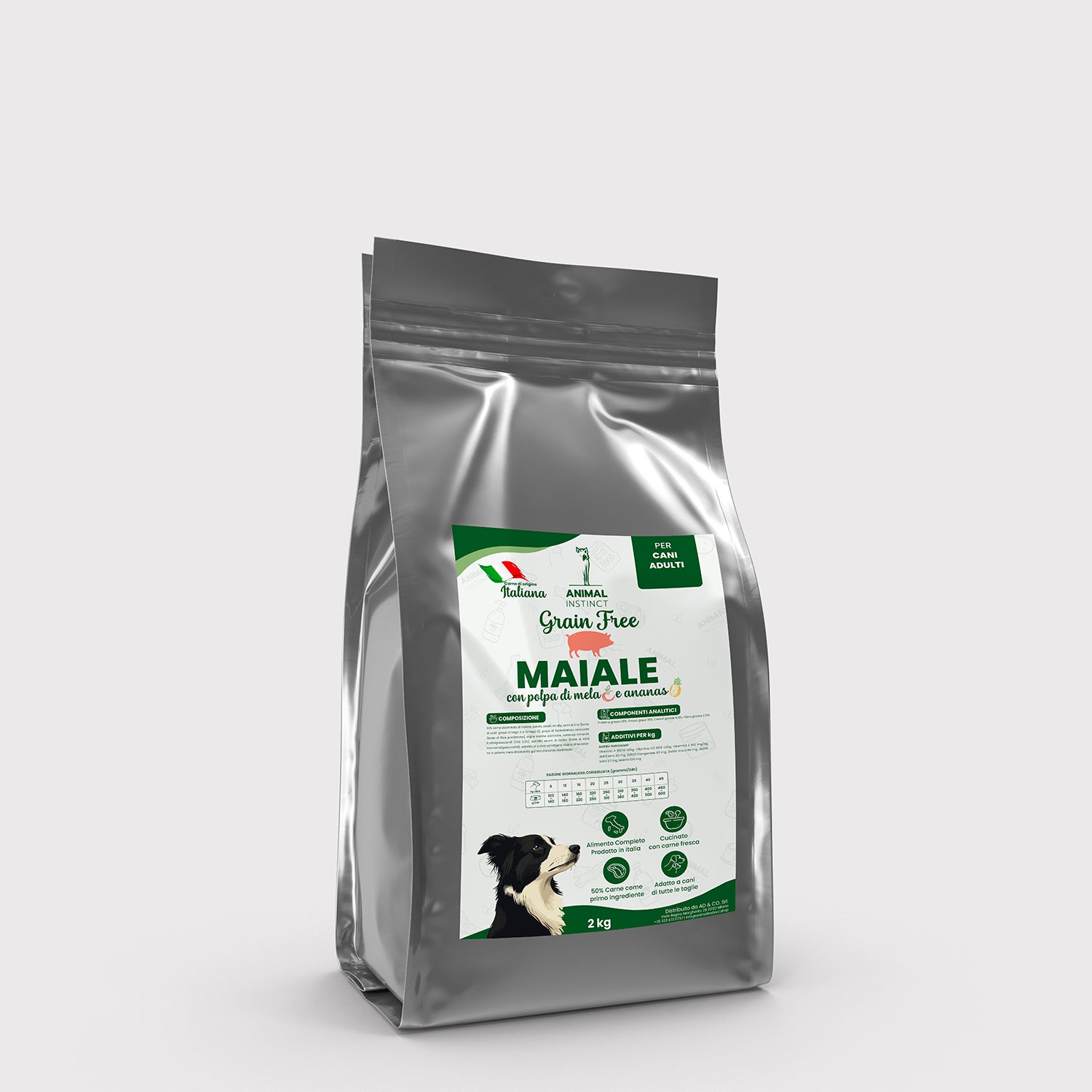 Crocchette Grain Free per Cane Adulto Maiale