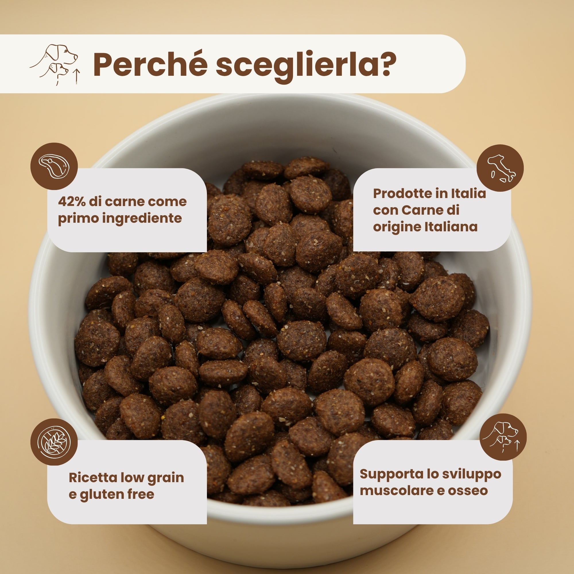 Crocchette per cuccioli Maiale