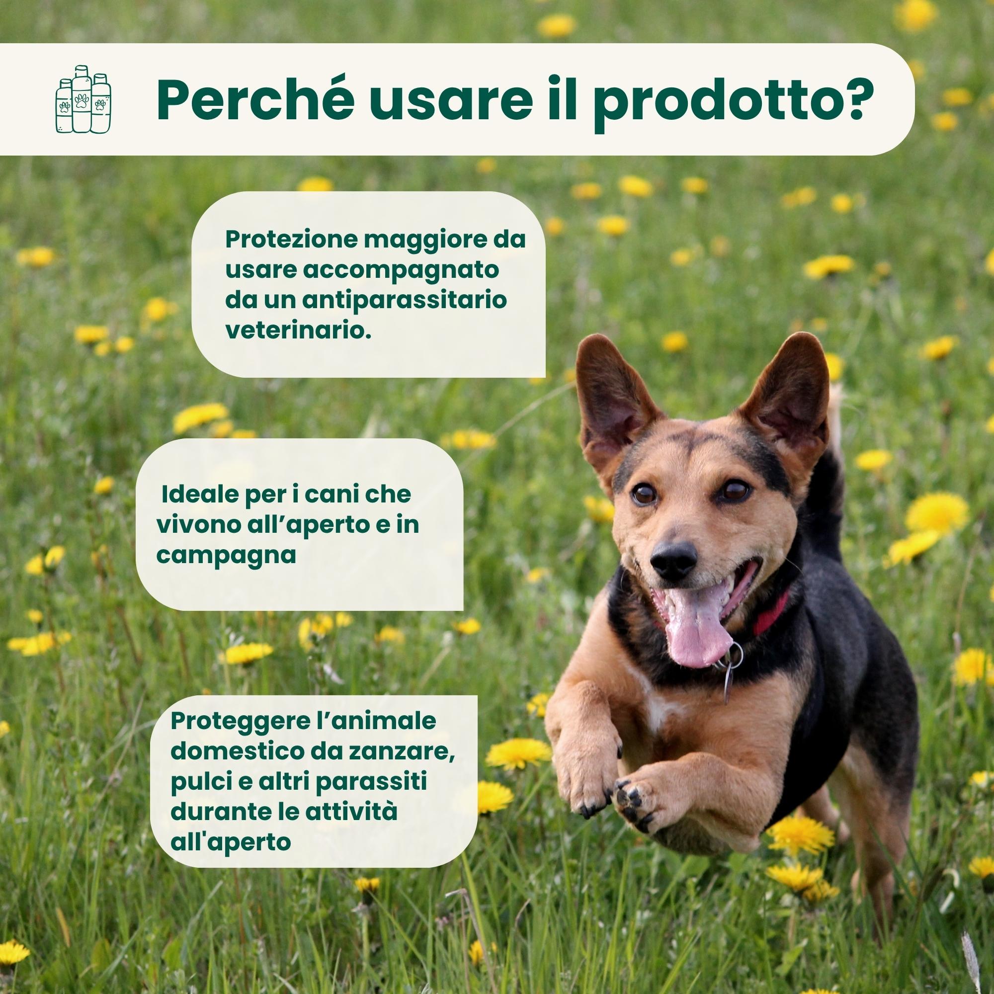 Spray Repellente Anti-Insetti per cani