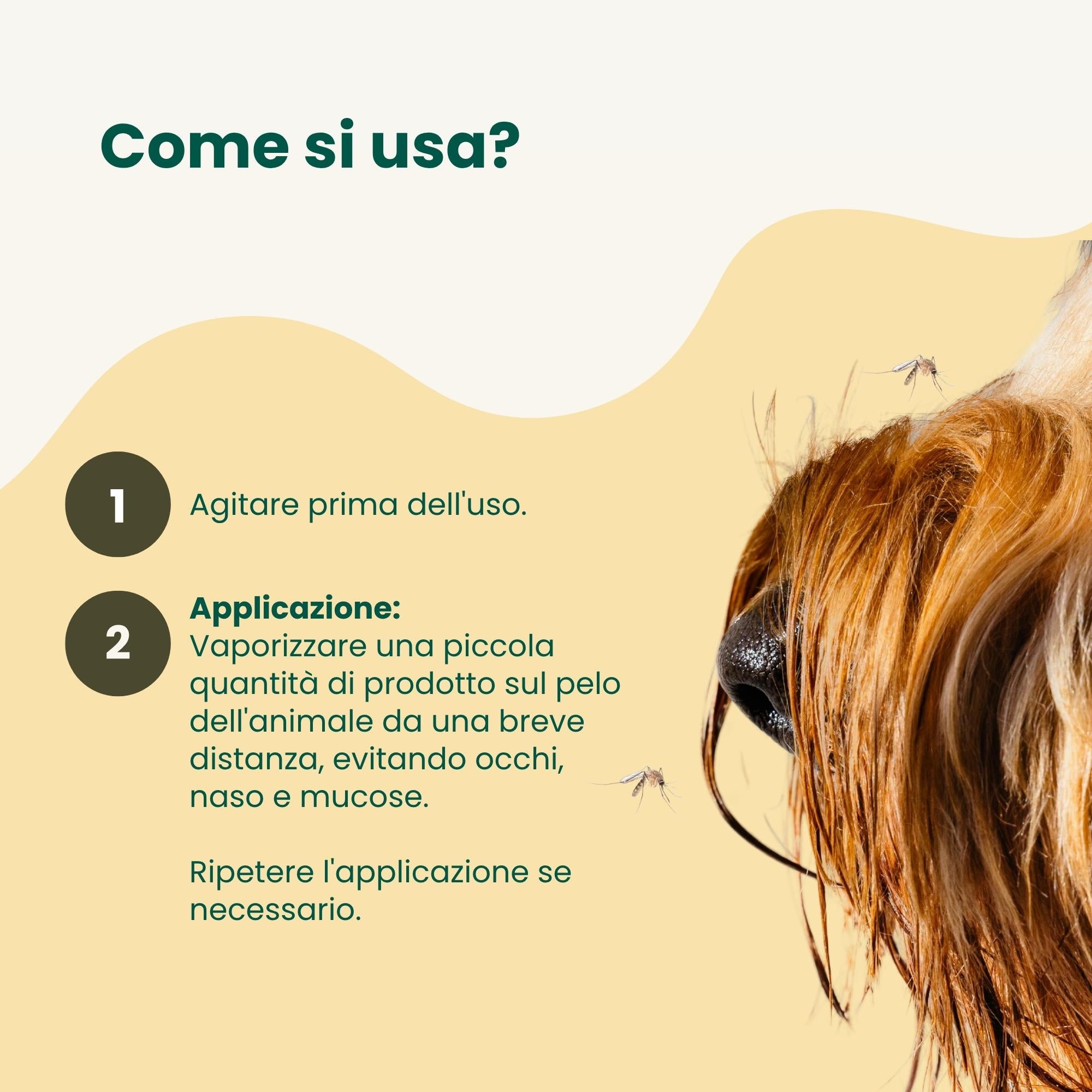 Spray Repellente Anti-Insetti per cani