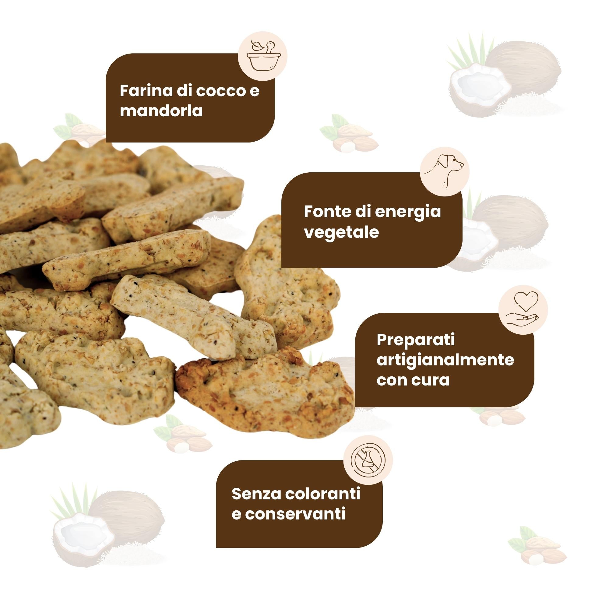 Biscotti Cocco e Mandorle (400g)