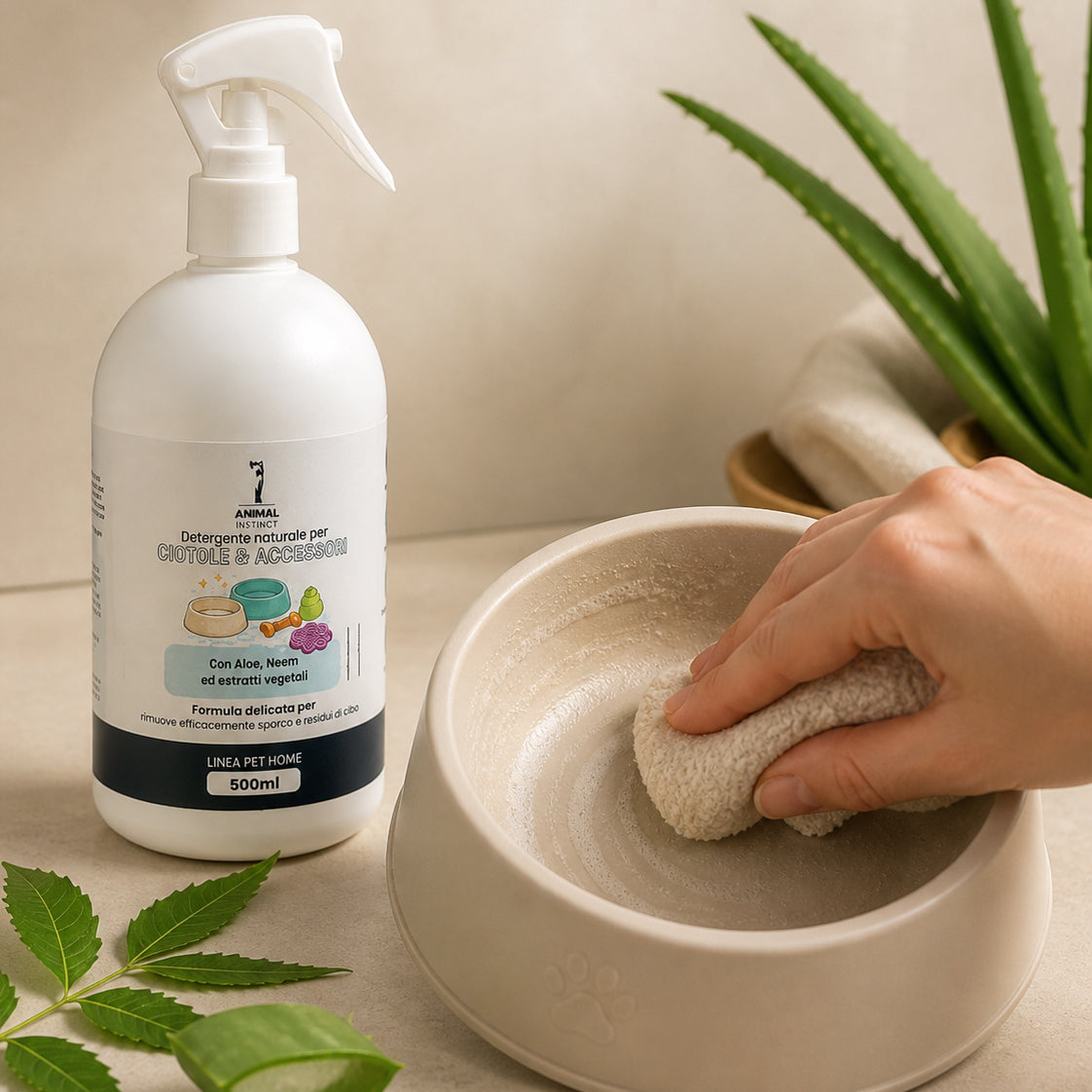 Detergente per Ciotole cane e gatto