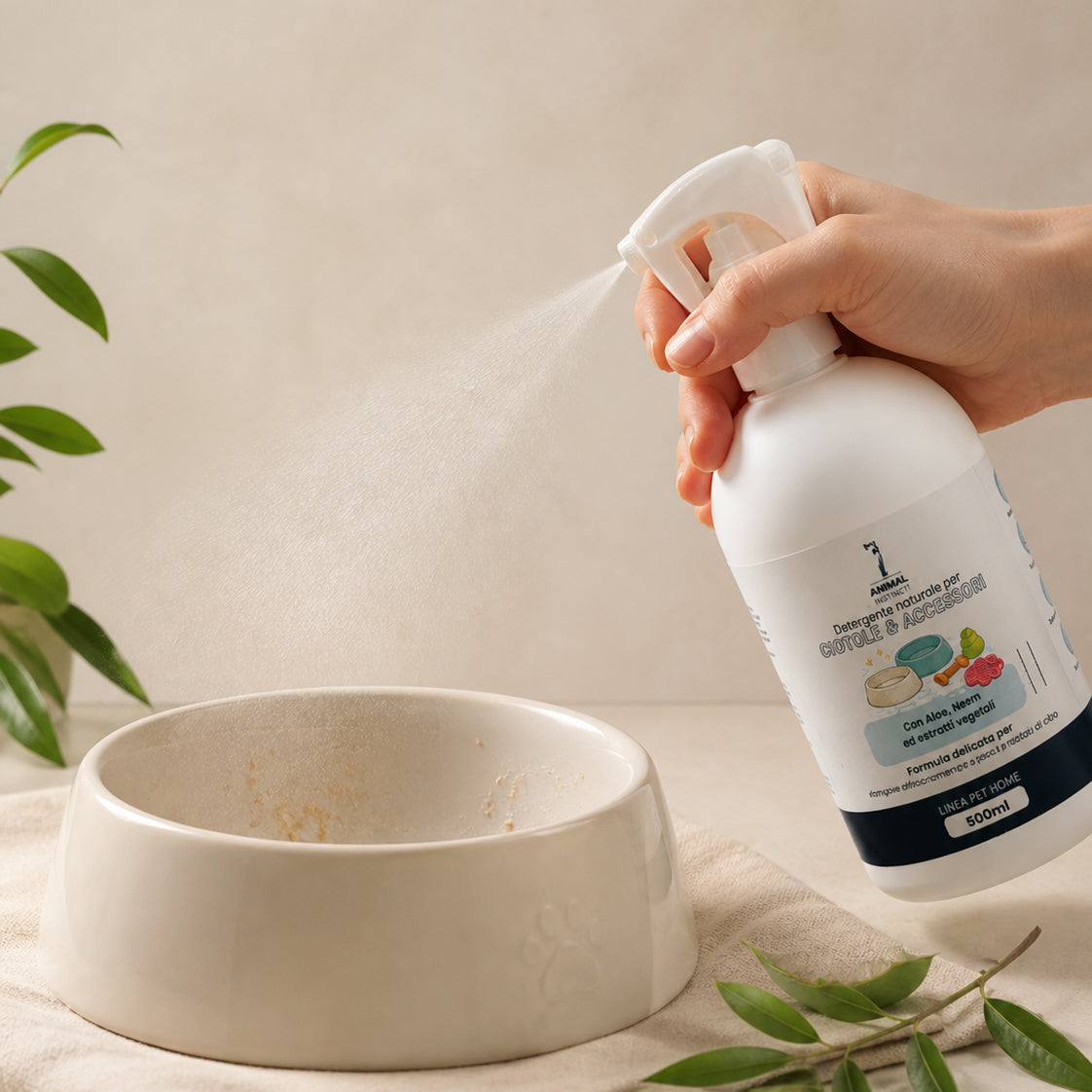 Detergente per Ciotole cane e gatto