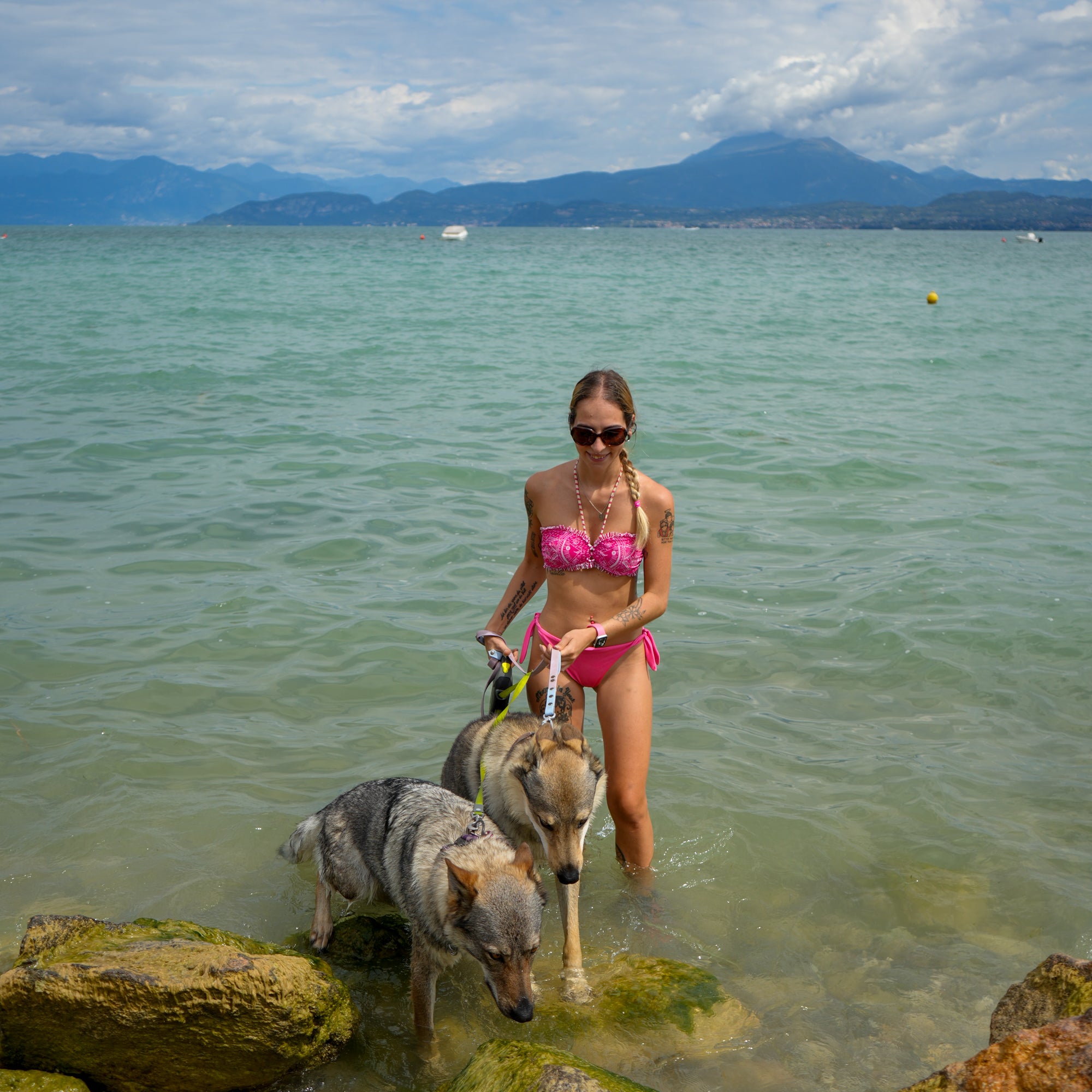 Giornata al lago con i nostri cani