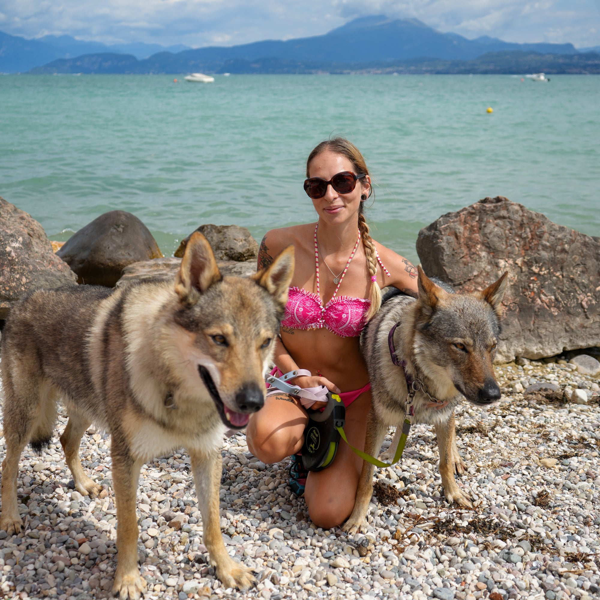 Giornata al lago con i nostri cani