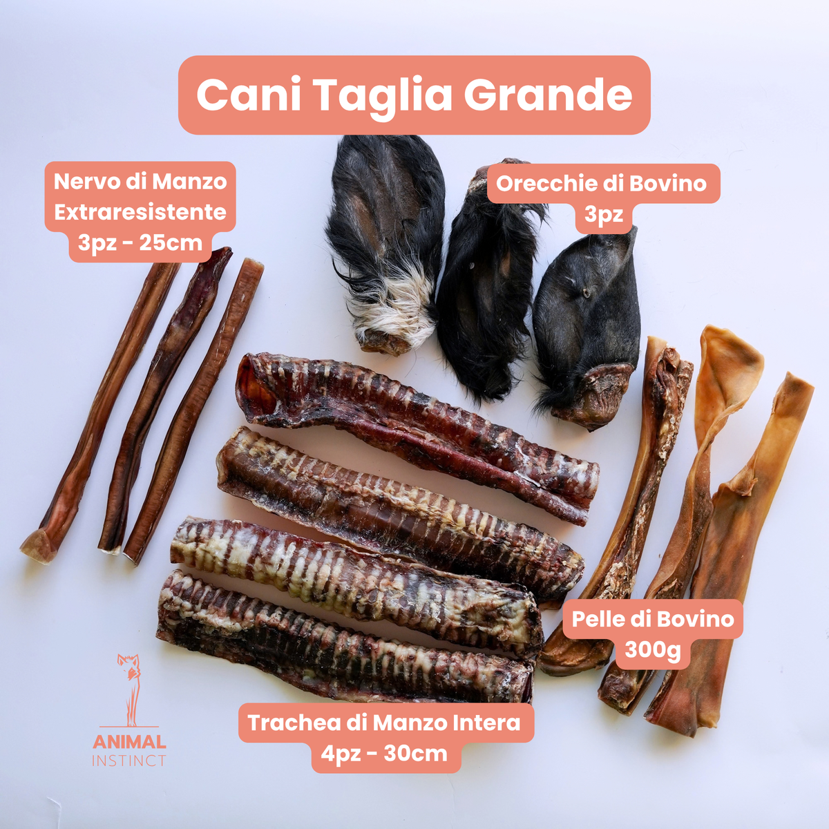Pack Masticativi Ottobre – Cani Taglia Grande (>20kg)