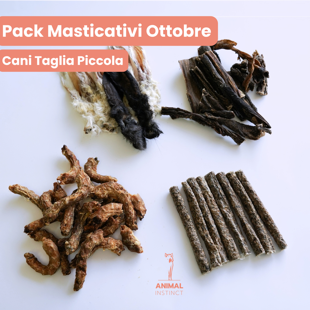 Pack Masticativi Ottobre - Cani T Piccola (<15kg)