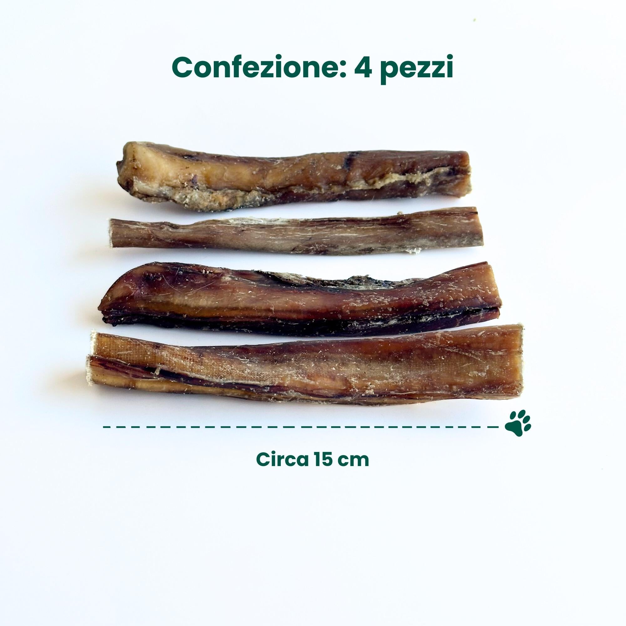 Nervo Bovino Extra Resistente 15 cm (4 pz)
