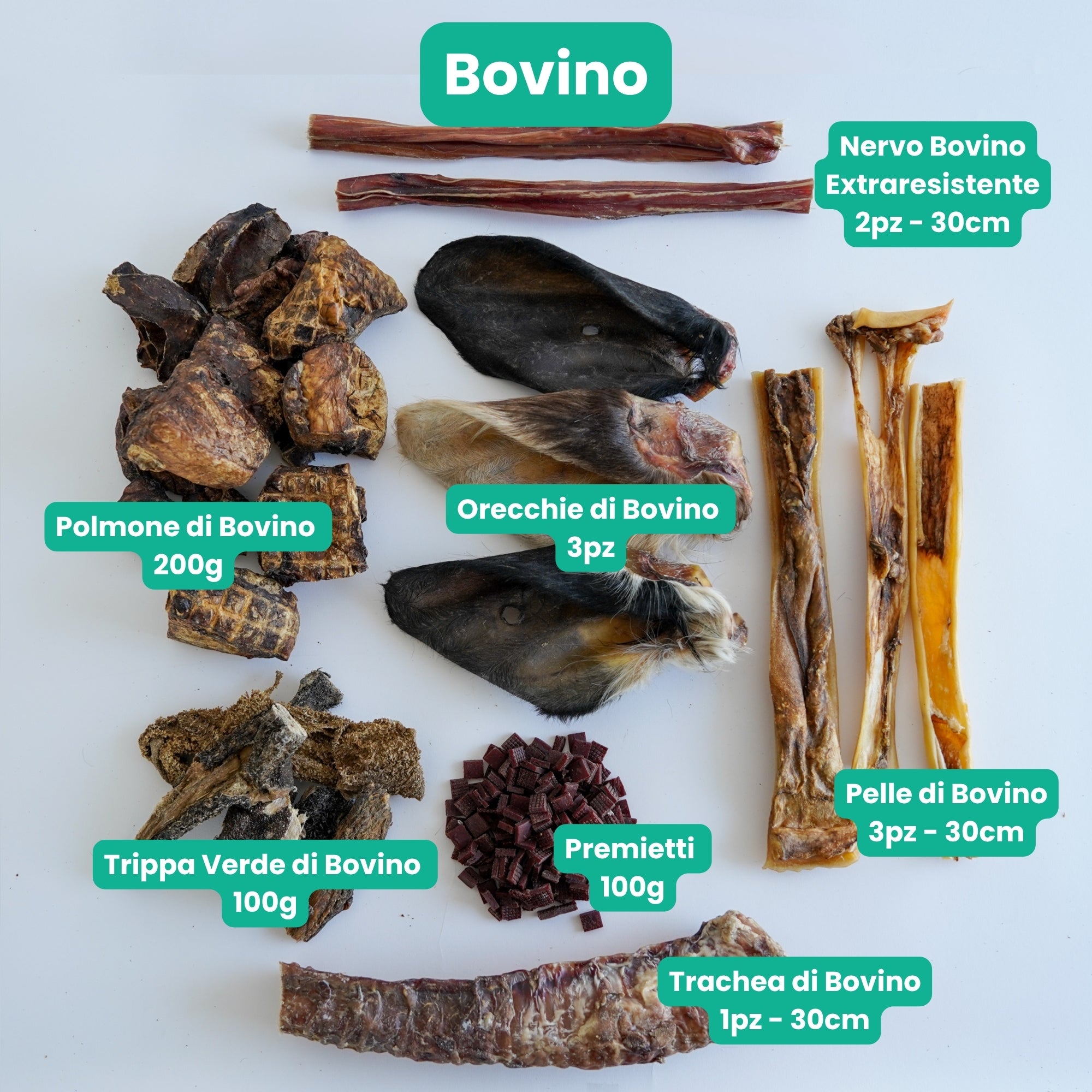 Pack Masticativi Naturali - Bovino