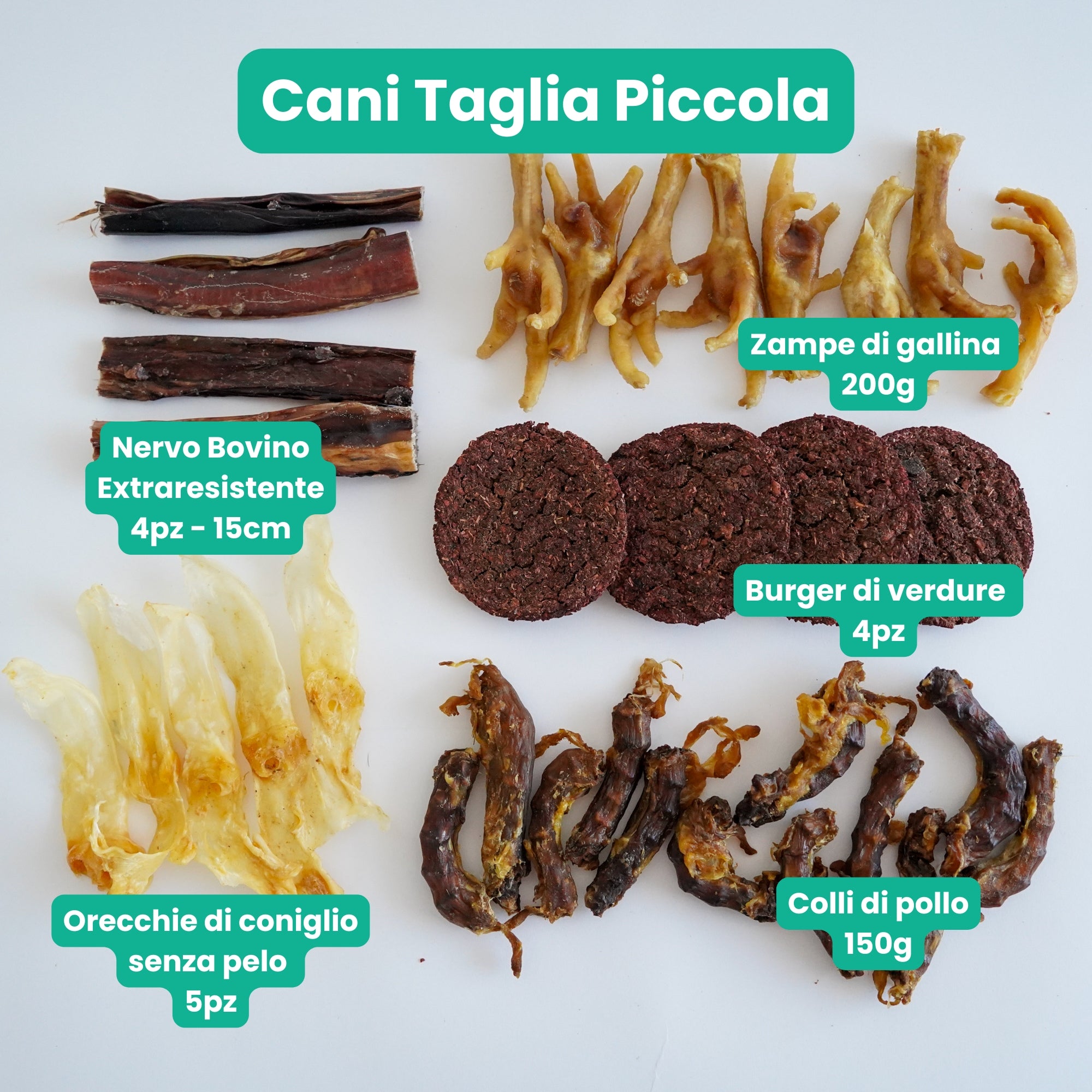 Pack Masticativi Naturali - Cani Piccola Taglia (<15kg)