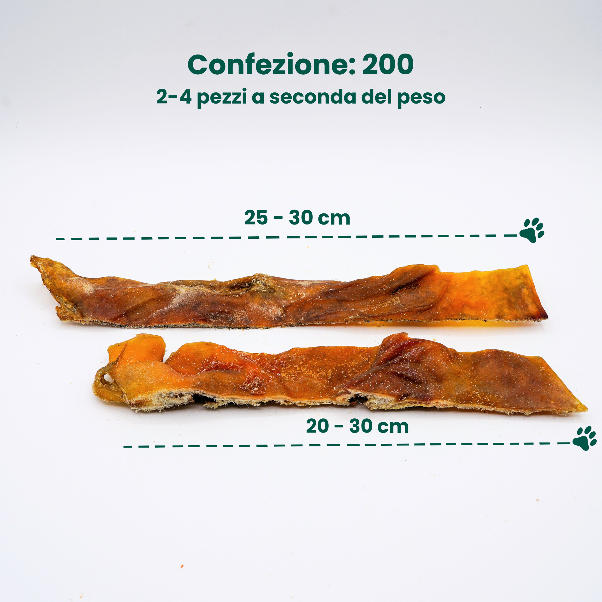 Pelle di Testa di Bovino 20-30cm