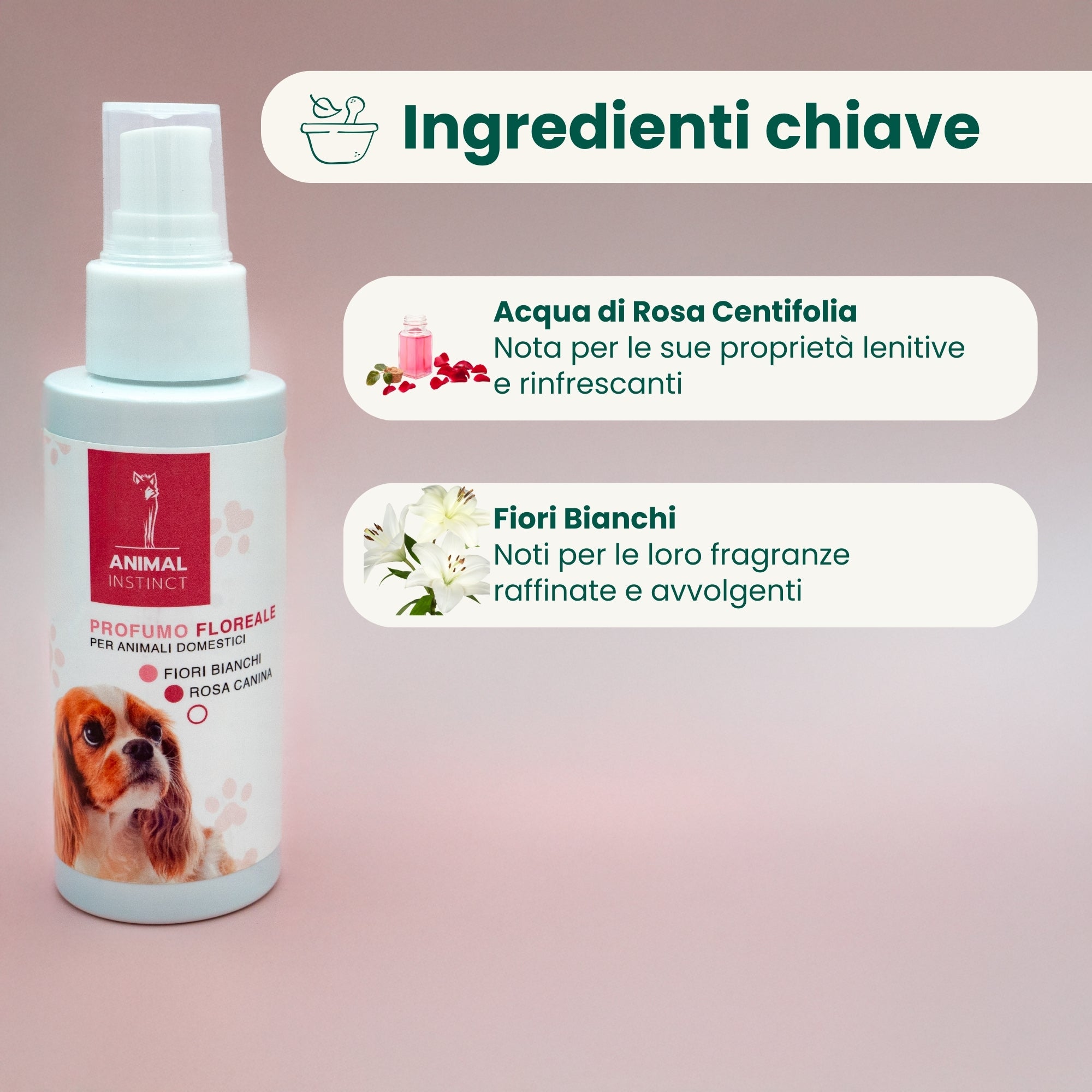 Profumo Spray Floreale per il Pelo